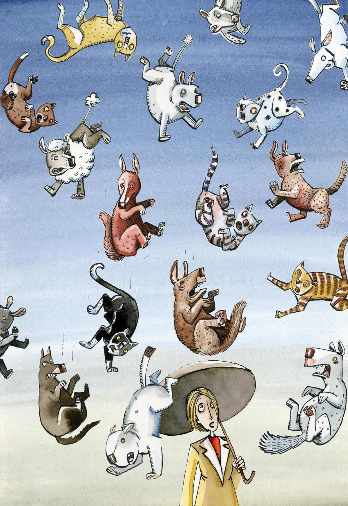 free clipart raining cats and dogs - photo #35